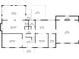 Detailed floor plan showcasing the layout of the main level with various rooms and dimensions at 4714 Marc Sw Ct, Lilburn, GA 30047