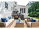 Inviting patio area with stylish seating, ideal for outdoor relaxation and entertaining at 4714 Marc Sw Ct, Lilburn, GA 30047