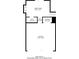 Floorplan for Floor 1, featuring a Gathering room, garage, bathroom, and laundry at 2105 Sandtree Sw Ct, Atlanta, GA 30331