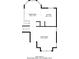 Floorplan for Floor 2, featuring a dining area, kitchen, and living room at 2105 Sandtree Sw Ct, Atlanta, GA 30331