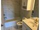 Bathroom includes tub, shower, toilet and sink at 4933 Greenard Watson Ln, Buford, GA 30518