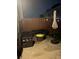 Cozy backyard patio with privacy fence and comfortable bench seating at 5008 Whiteoak Pointe Se # 15, Smyrna, GA 30080