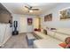 Finished bonus room featuring comfortable seating and a sporty vibe at 5008 Whiteoak Pointe Se # 15, Smyrna, GA 30080
