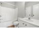 Clean bathroom featuring tub-shower combination, and modern vanity at 2372 Johnson Rd, Atlanta, GA 30345