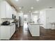 Modern kitchen featuring white cabinets, stainless steel appliances, and a center island at , Dallas, GA 30157