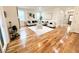 Bright, open living room with hardwood floors and neutral decor at 224 Cambridge Ave, Decatur, GA 30030