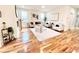 Spacious living room showcasing hardwood floors and stylish furniture at 224 Cambridge Ave, Decatur, GA 30030