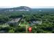 Scenic aerial view of lush trees and Stone Mountain in the distance at 842 Third St, Stone Mountain, GA 30083