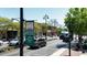 Street scene in Stone Mountain Village showcasing shops, cars, and street lamps at 842 Third St, Stone Mountain, GA 30083