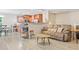 View of the cozy living room with eat-in kitchen, hardwood floors, and neutral paint at 561 Holland Rd, Dallas, GA 30157