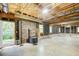 Unfinished basement with exposed wood framing and furnace at 2612 Spring St, Dacula, GA 30019