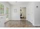 Hallway provides a view of the kitchen and the dining room at 350 Birch Rill Dr, Alpharetta, GA 30022