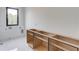 Bathroom with cabinet being built in at 52 Deer Canyon Dr, Auburn, GA 30011