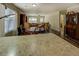 Open concept dining area is adjacent to the kitchen and living area at 110 Baltusrol Way, Covington, GA 30014