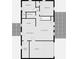 Floor plan showcasing an open-concept layout with a kitchen, living room, bedrooms, and garage at 2535 Impala Dr, Cumming, GA 30041