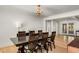 Formal dining room with a large wood table and seating for six at 2955 Rhodenhaven Nw Dr, Atlanta, GA 30327