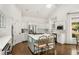 Bright kitchen with white cabinets, stainless appliances, and a large center island with seating at 2955 Rhodenhaven Nw Dr, Atlanta, GA 30327