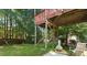 View of the home's deck supports and backyard at 475 Cascade Rise, South Fulton, GA 30331