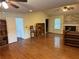 Large main bedroom with hardwood floors and natural lighting at 475 Cascade Rise, South Fulton, GA 30331
