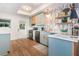 Bright kitchen featuring modern appliances, stylish cabinetry, and ample counter space at 666 Serramonte Drive Dr, Marietta, GA 30068