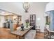 Open living space featuring dining area connected to kitchen at 666 Serramonte Drive Dr, Marietta, GA 30068