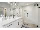 Stylish bathroom featuring a glass shower, modern fixtures, and neutral color palette at 68 Peachtree Memorial Nw Dr # 68-1, Atlanta, GA 30309