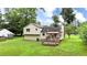 Spacious backyard with a wooden deck, perfect for outdoor gatherings and relaxation at 132 Bishop Nw Rd, Cartersville, GA 30121