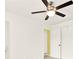 Bedroom features a ceiling fan, neutral walls, and a closet with a white door at 132 Bishop Nw Rd, Cartersville, GA 30121