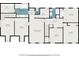 Floor plan showing the layout of the bedrooms at 4837 Mystere Sw Cir, Lilburn, GA 30047