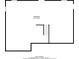 Basement floor plan showing dimensions of 44'5