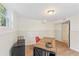Well lit office area with hardwood floors and plenty of natural light from the window at 4025 Demooney Rd, Atlanta, GA 30349