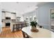 Bright eat-in kitchen features a large island with barstool seating and stainless steel appliances at 2915 Preakness Nw Dr, Marietta, GA 30064