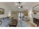 Bright and airy living room featuring hardwood floors and open layout at 992 Harbins Pass Dr, Dacula, GA 30019