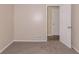 A bedroom featuring neutral walls and carpet flooring at 1421 Dennis Dr, Decatur, GA 30032