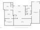 Basement floor plan shows unfinished storage space and rec room at 5588 Rhododendron Trl, Douglasville, GA 30135