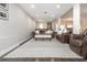 Comfortable basement seating area with a plush rug, perfect for lounging and relaxing at 4840 Chase Ln, Cumming, GA 30040