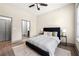 Bedroom featuring a queen-size bed and ensuite bathroom entrance at , Atlanta, GA 30313