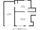 Floorplan of floor 2 featuring the kitchen, garage, and living room at 1539 Pine Glen Cir, Decatur, GA 30035