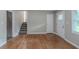 Entryway with hardwood floors and stairs to the second level at 1539 Pine Glen Cir, Decatur, GA 30035