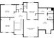 Floor plan illustrating the second story with bedrooms, walk-in closets, and primary bathroom layout at 11880 Wexford Club Dr, Roswell, GA 30075