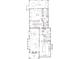 Detailed floor plan of the main level, including living spaces, kitchen, and primary bedroom suite at 111 Terrace Ne Dr, Atlanta, GA 30305