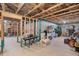 Unfinished basement offers exposed ceiling, concrete floor, and potential for customization at 2245 Long Bow Chase, Kennesaw, GA 30144