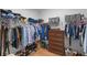 This walk-in closet is well organized with plenty of storage and shelves at 2245 Long Bow Chase, Kennesaw, GA 30144
