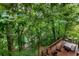 Spacious wooden back deck overlooking the lake is perfect for outdoor dining at 1515 Lockridge Dr, Cumming, GA 30041
