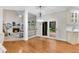 Breakfast area features hardwood floors and offers access to an outdoor deck or patio at 1548 Valley Reserve Court, Kennesaw, GA 30152