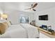 Serene bedroom with neutral tones, comfortable bed, and large window providing ample light at 4248 River Green Dr # 305, Atlanta, GA 30327