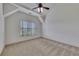 Bedroom with neutral carpet, a ceiling fan, and windows with blinds at 4853 Stonehall Pl, Atlanta, GA 30339