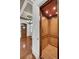 A peek at the interior featuring a wood-paneled residential elevator at 4853 Stonehall Pl, Atlanta, GA 30339