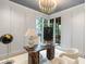 Bright office space with a marble desk, designer lighting, and views of the outdoors at 1026 Reeder N Cir, Atlanta, GA 30306