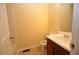 Cozy bathroom featuring a shower-tub combo and a single vanity at 775 Heritage Valley Rd, Norcross, GA 30093